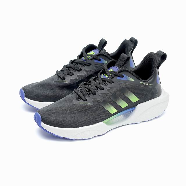 West Boost Ultra-light Running Shoes Dark Grey Blue Green For Men and Women-2